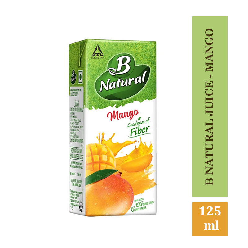 B NATURAL MANGO JUICE 125ML