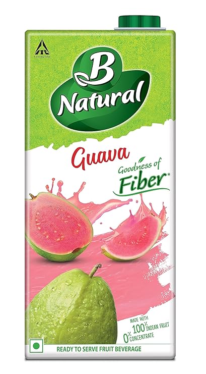 B NATURALGUAVA FIBER JUICE 1L