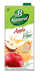 B NATURAL APPLE FIBER JUICE 1L