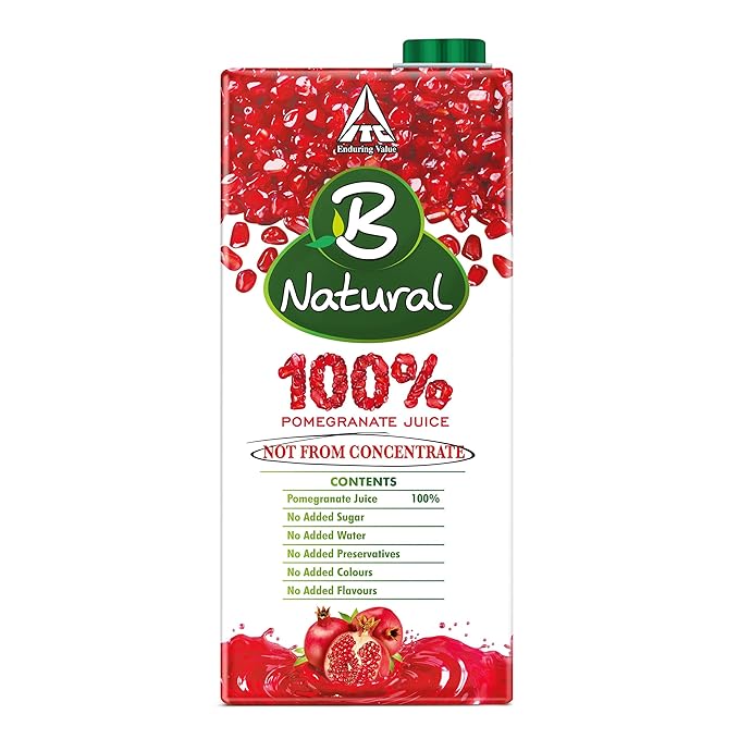 B NATURAL POMEGRANATE FIBER JUICE 1L