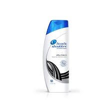 HEAD & SHOULDERS ANTI- DANDRUFF COOL SILKY BLACK  SHAMPOO 180ML