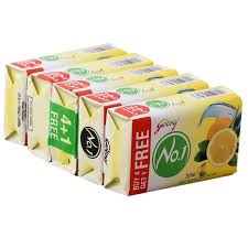 GODREJ NO.1 LIME ALOE VERA 4+1 FREE=5N-100G=500GM