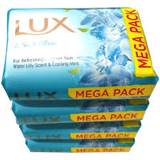 LUX FRESH GLOW LOTU VITMIN+MINT 4 N +100GM=400GM