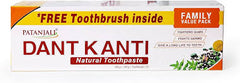 PATANJALI DANT KANTI NATURAL TOOTHPASTE 200G+1N