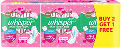 WHISPER ULTRA  XL 30 SKIN LOVE SOFT BUY 2 GET 1 FREE